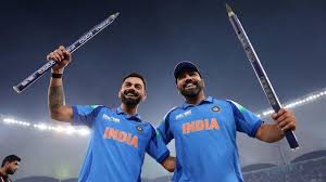 Virat kohli and Rohit sharma celebration after winnig the icc champions trophy 2025